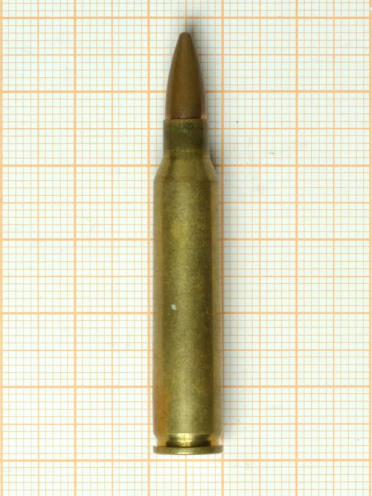 Cross-sectional technical diagram of a .223 Remington cartridge showing internal components including primer, powder, and projectile
