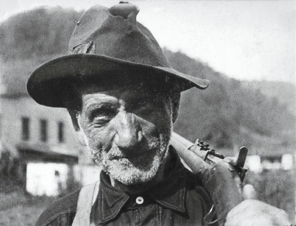 Union miners after the Battle of Blair Mountain in 1921, showing the aftermath of the armed labor conflict in West Virginia